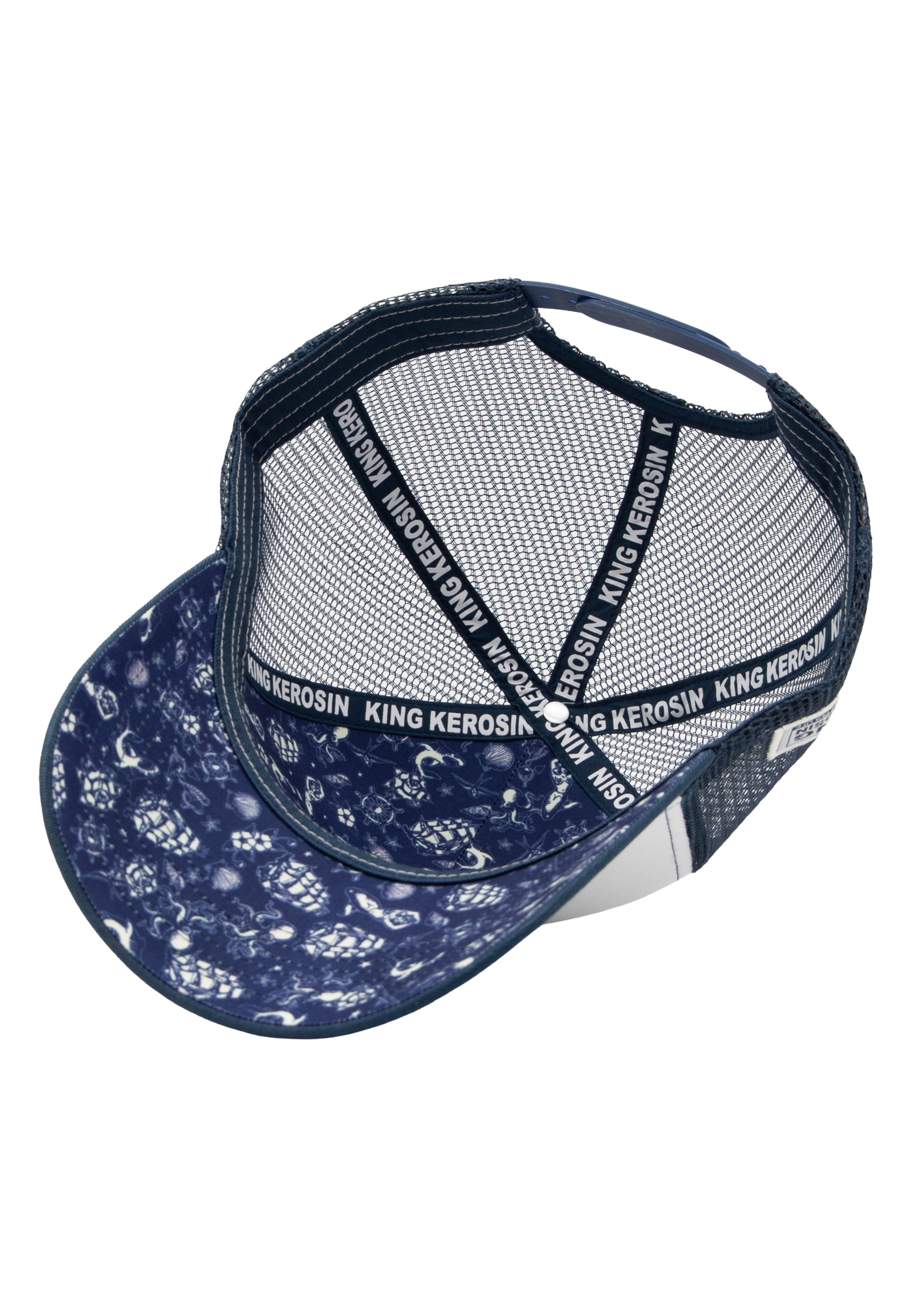 Trucker Cap 'Sink or Swim' in Blau Trucker Cap von King Kerosin