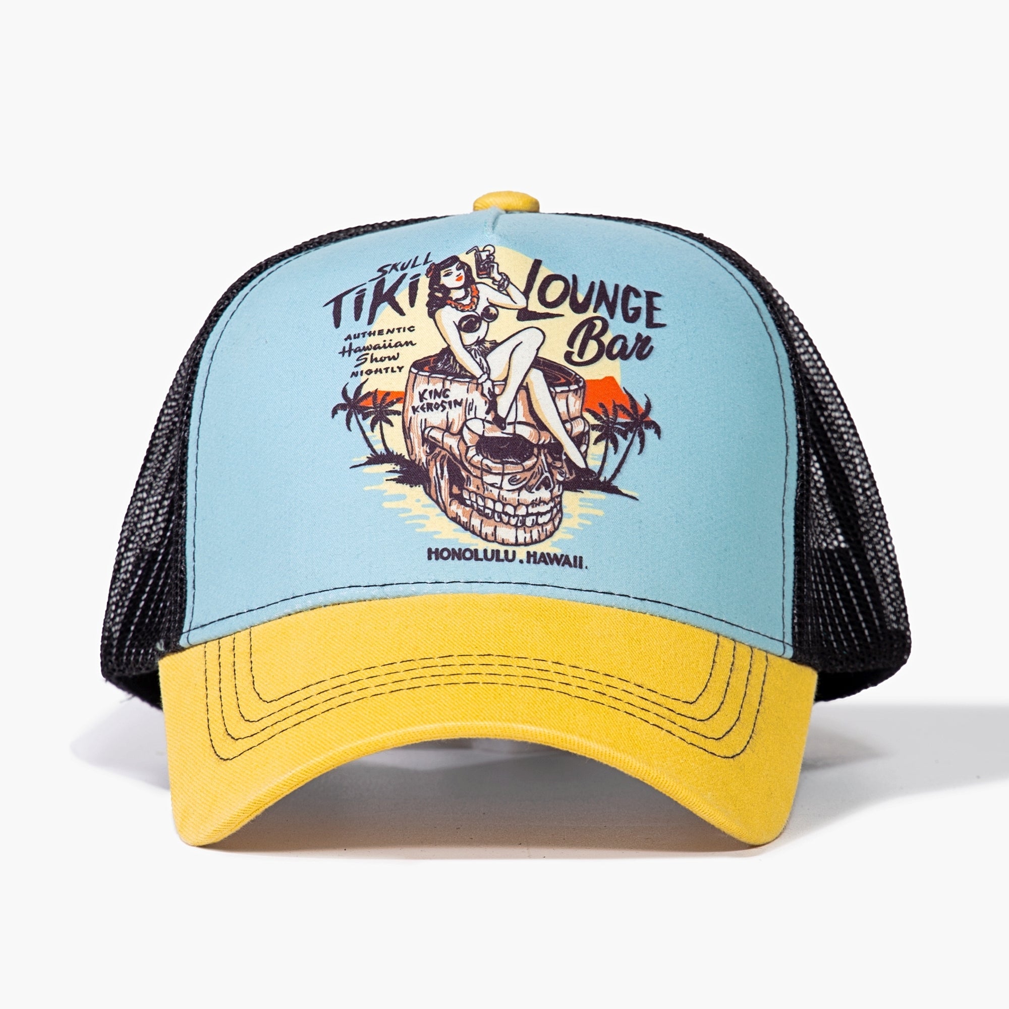 King Kerosin - Trucker Cap «Skull Tiki»