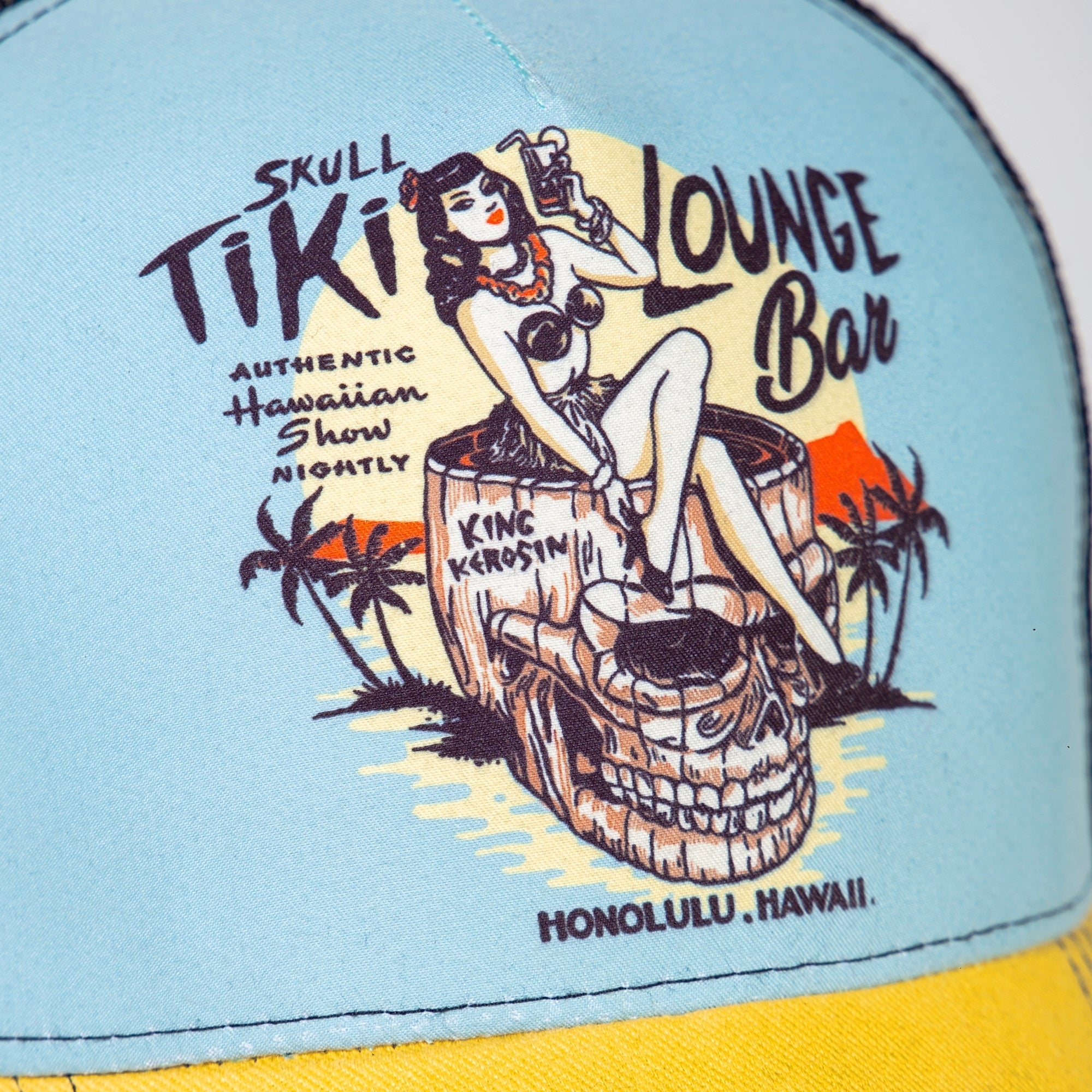 King Kerosin - Trucker Cap «Skull Tiki»