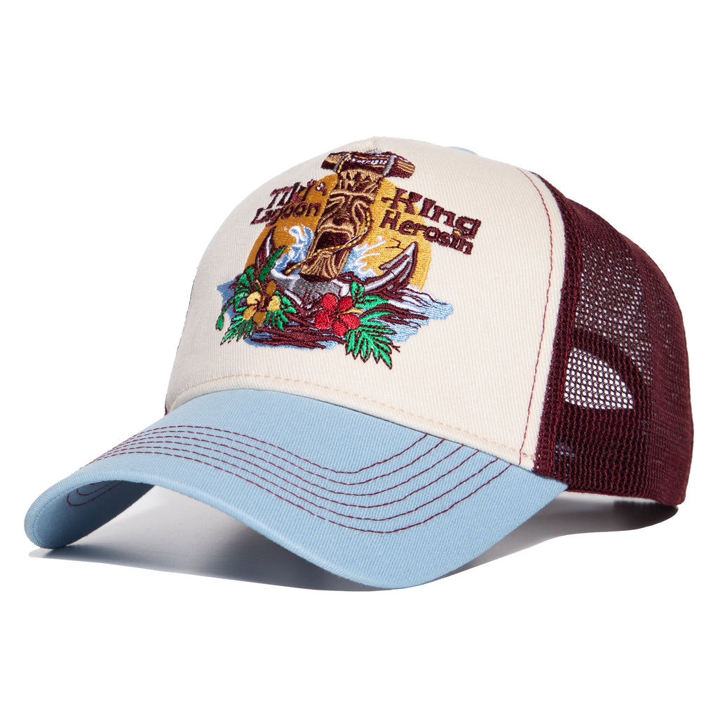 Queen Kerosin Trucker Cap «Tiki Lagoon»