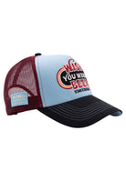 Trucker Cap 'Wish You Were Beer' in Hellblau Trucker Cap von King Kerosin
