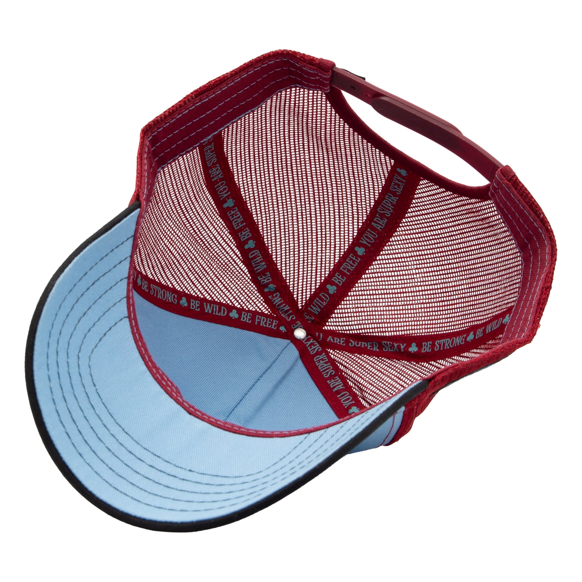 Trucker Cap 'Wish You Were Beer' in Hellblau Trucker Cap von King Kerosin