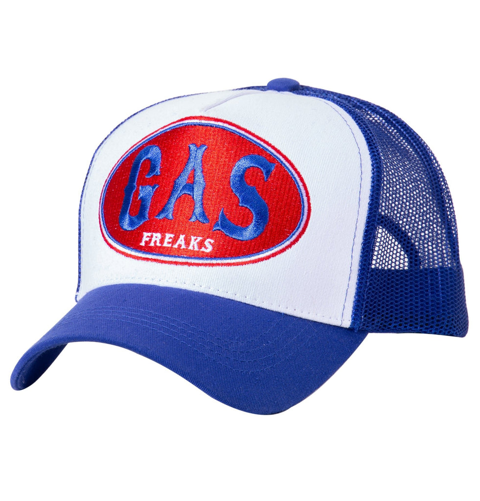 Queen Kerosin Trucker Mesh Cap in Colour-Blocking Optik «Gas Freaks»