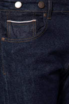 King Kerosin - Vintage Red Selvedge Jeans mit Cinch Back und Knöpfen «Robin Selvedge»