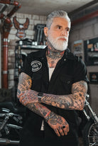 Workwear Hemd 'Bonneville Land' in Schwarz Hemden - Kurzarm von King Kerosin