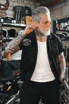 Workwear Hemd 'Bonneville Land' in Schwarz Hemden - Kurzarm von King Kerosin