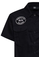 Workwear Hemd 'Bonneville Land' in Schwarz Hemden - Kurzarm von King Kerosin