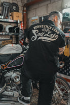 Workwear Hemd 'Bonneville Land' in Schwarz Hemden - Kurzarm von King Kerosin