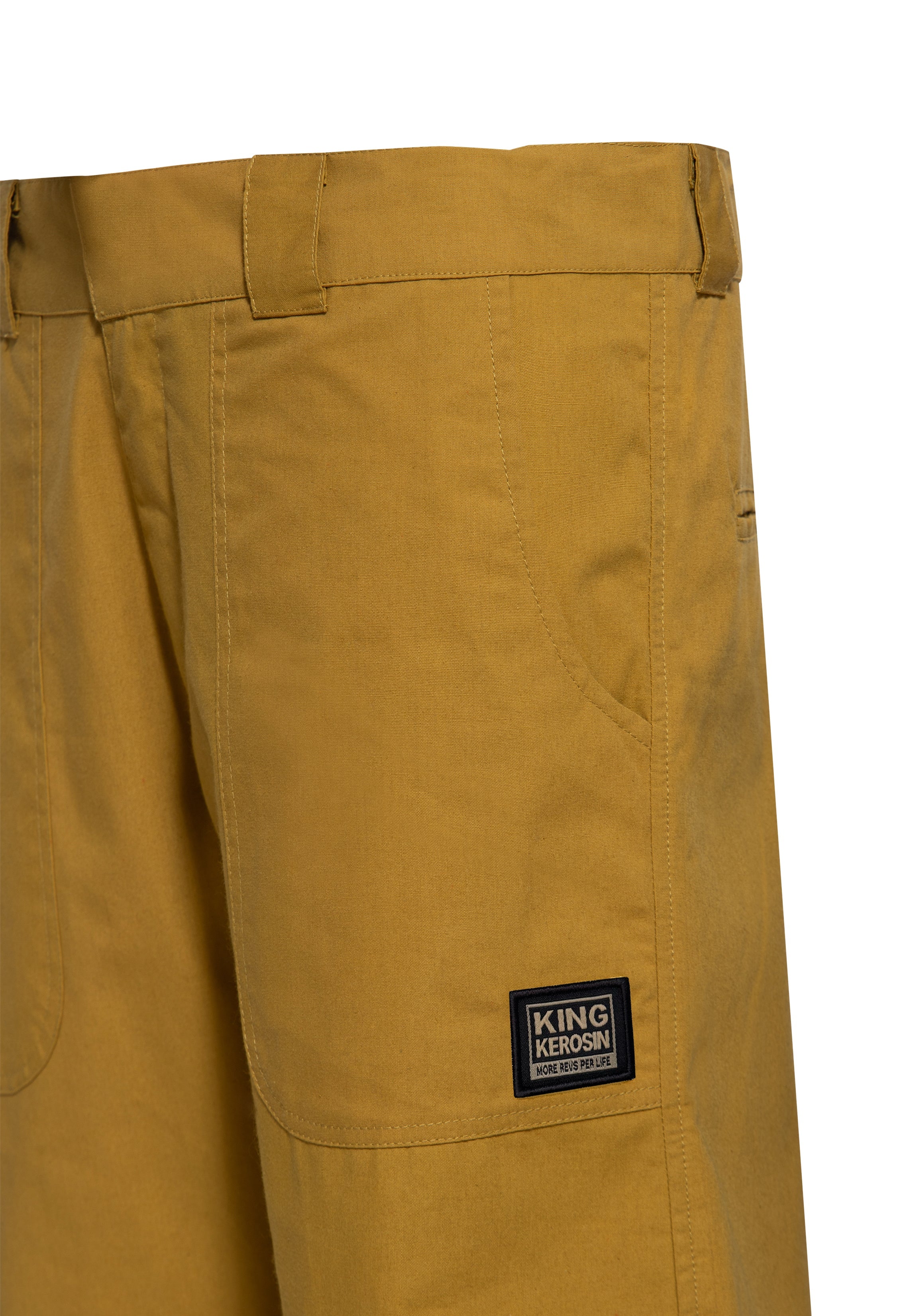 Workwear Shorts in Camelfarben Shorts von King Kerosin