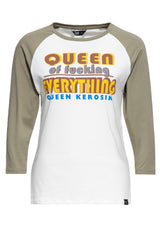 Queen Kerosin - 3/4-Arm Shirt «Queen Of Fucking Everything»