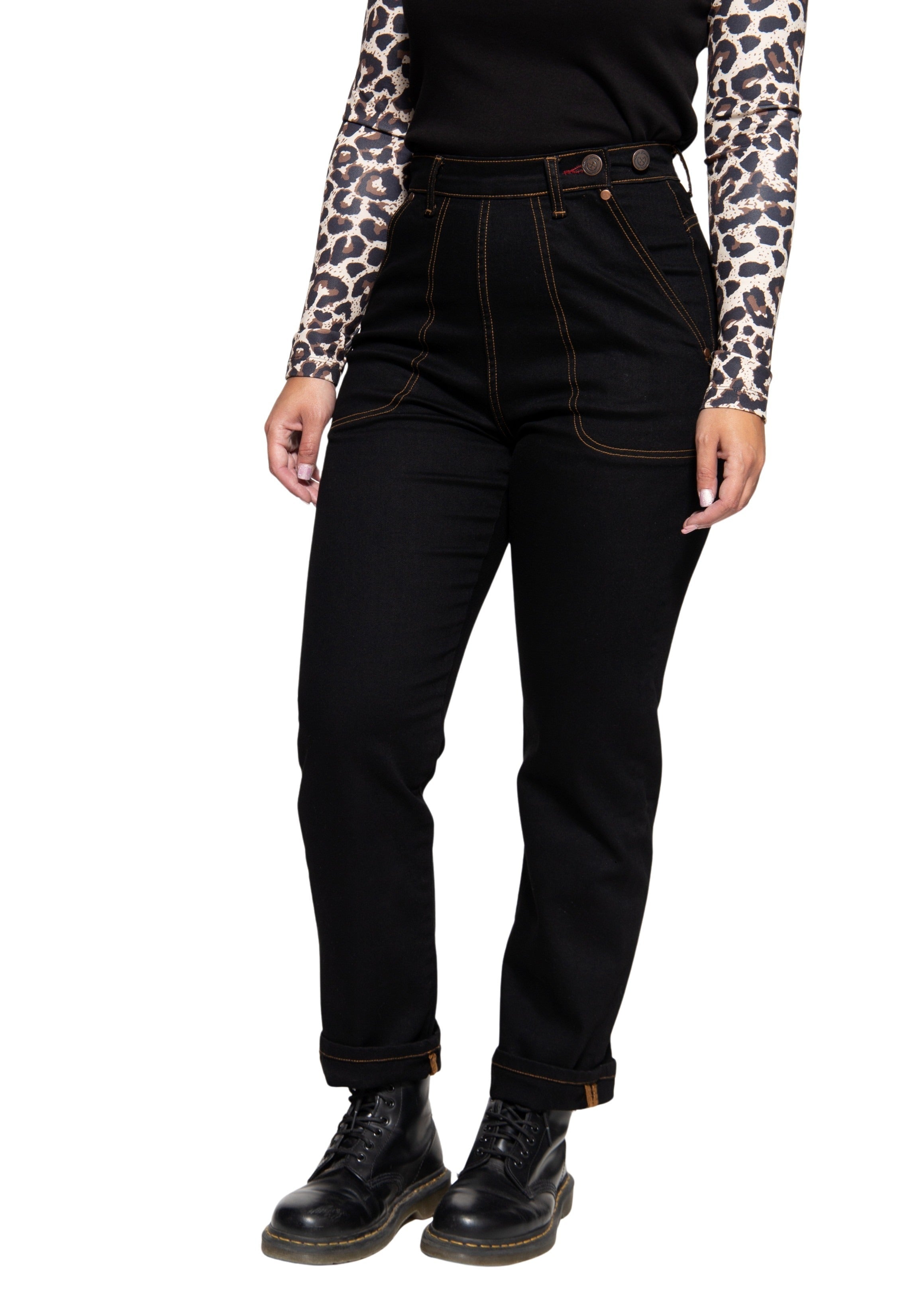 50´s Vintage Jeans Jeans von Queen Kerosin