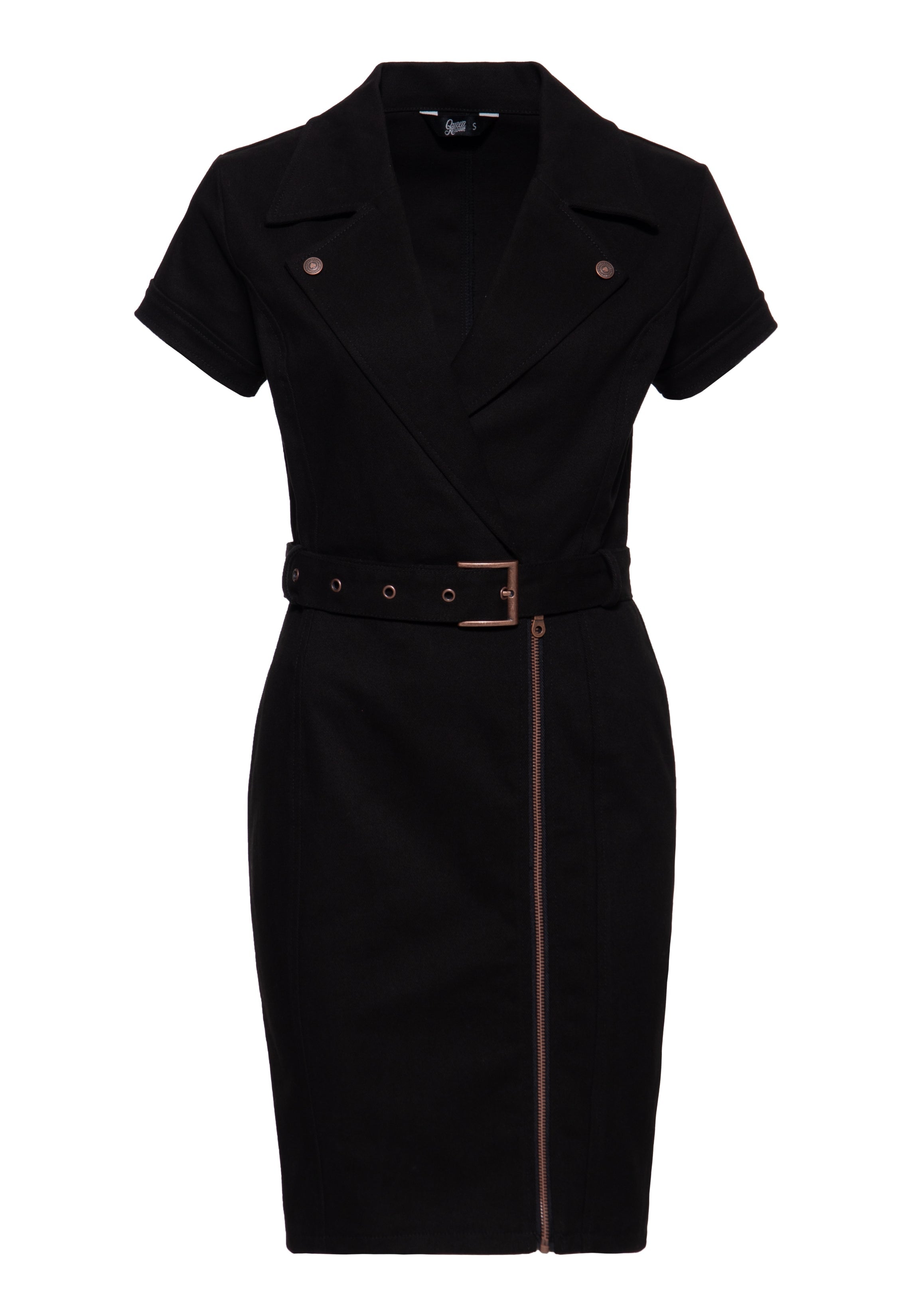 Bleistiftkleid in Schwarz Kleider von Queen Kerosin