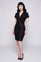 Bleistiftkleid in Schwarz Kleider von Queen Kerosin