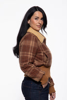 Blousonjacke in Braun – Winterjacken von Queen Kerosin - Ansicht 2