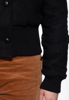 Blousonjacke in Schwarz – Blousonjacken von Queen Kerosin - Ansicht 4