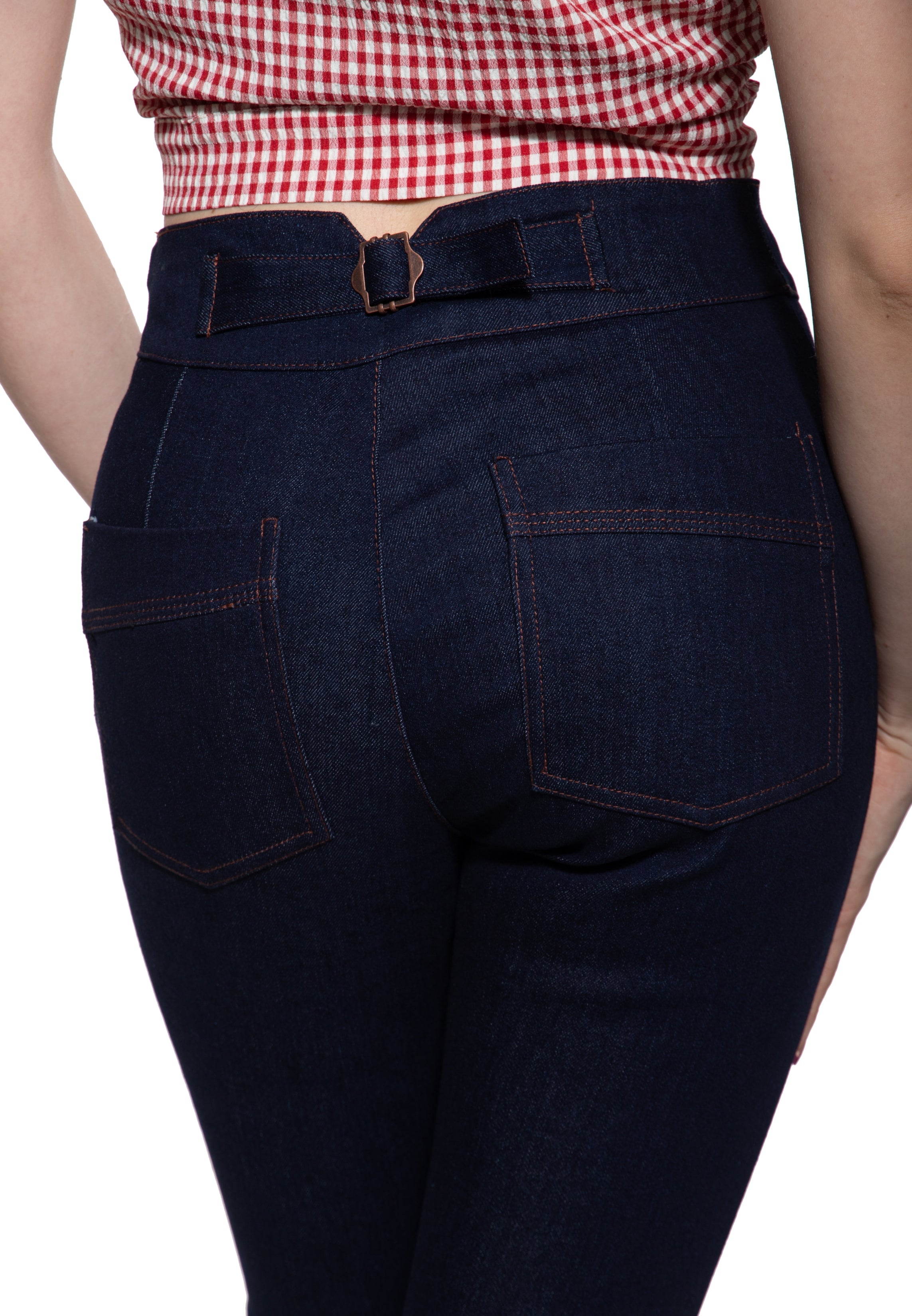 Capri Jeans 'Joan' in Denim Capris von Queen Kerosin