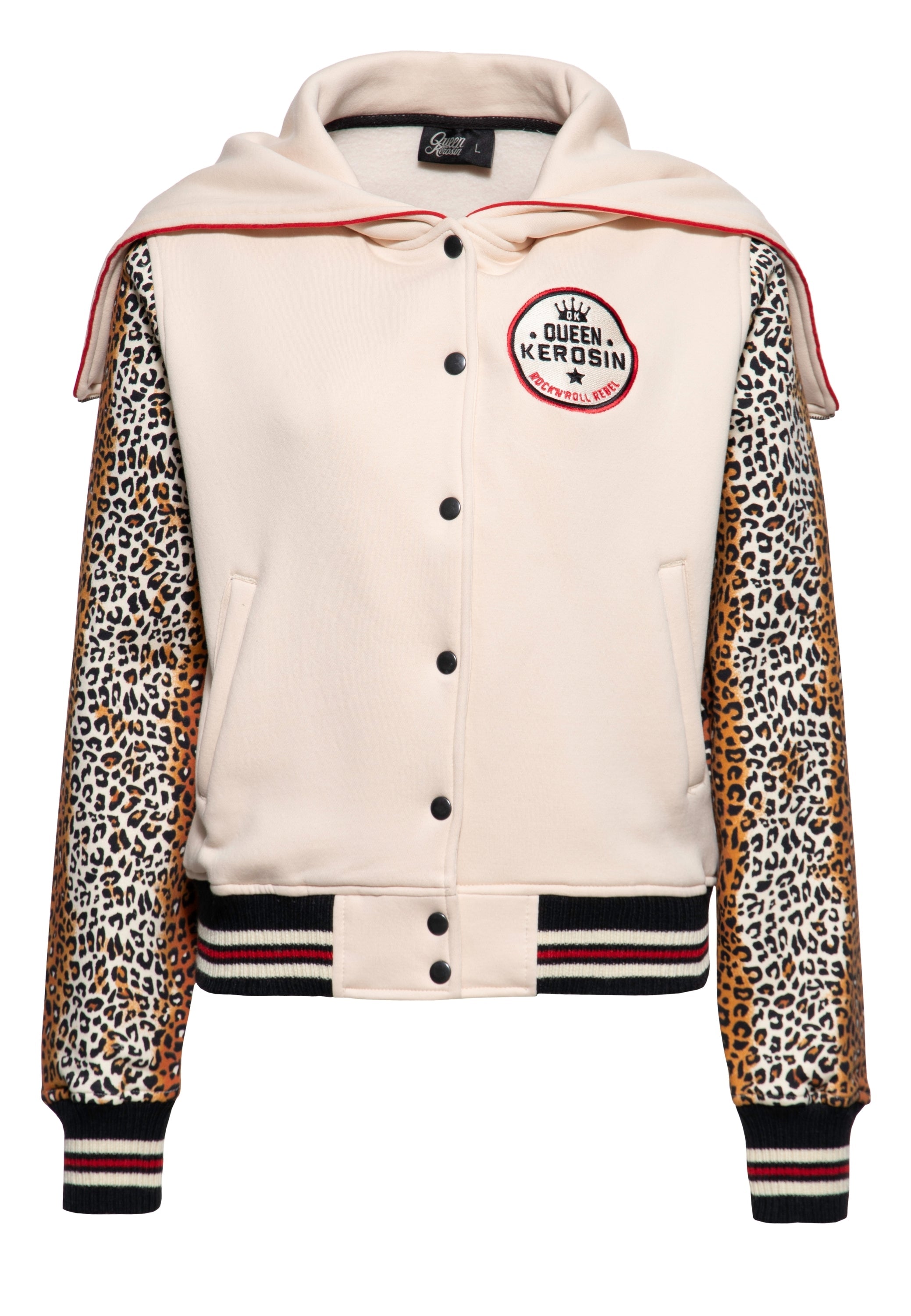 Queen Kerosin - College Jacke «Rock'n'Roll Rebel Queen»
