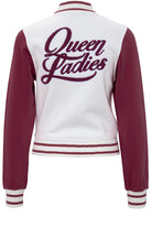 Queen Kerosin - College Jacket mit Frottier - Stickerei