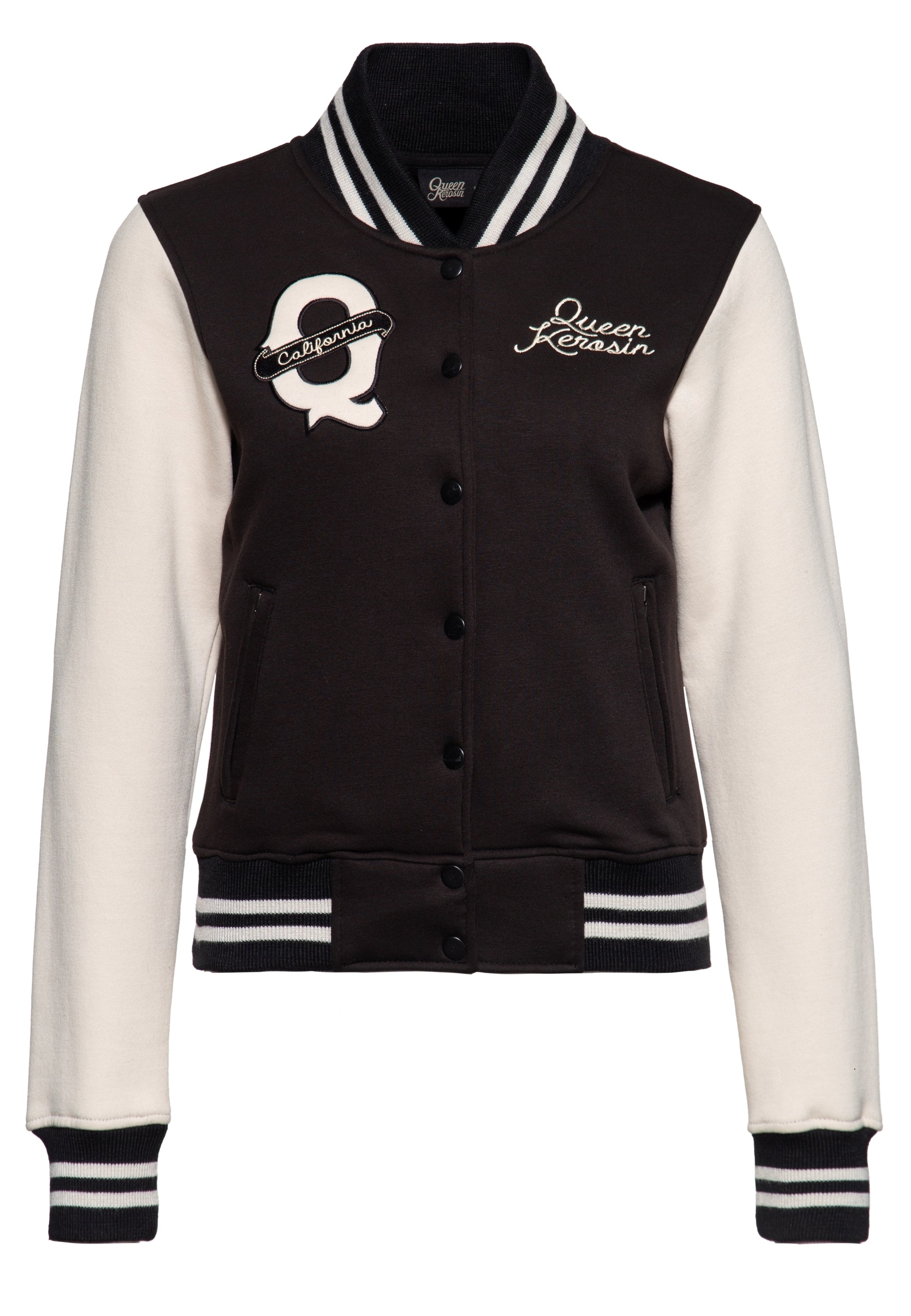 Queen Kerosin - College Sweatjacke «Q California»