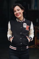 Collegejacke 'Build it up' in Schwarz College & Baseball Jacken von Queen Kerosin