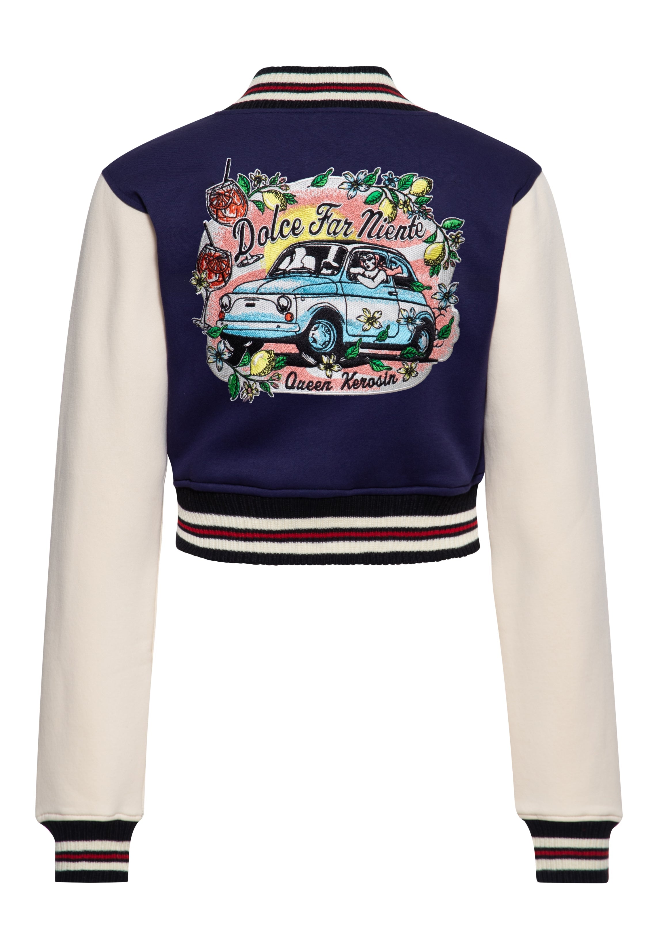 Collegejacke 'Dolce Far Niente' in Dunkelblau College & Baseball Jacken von Queen Kerosin