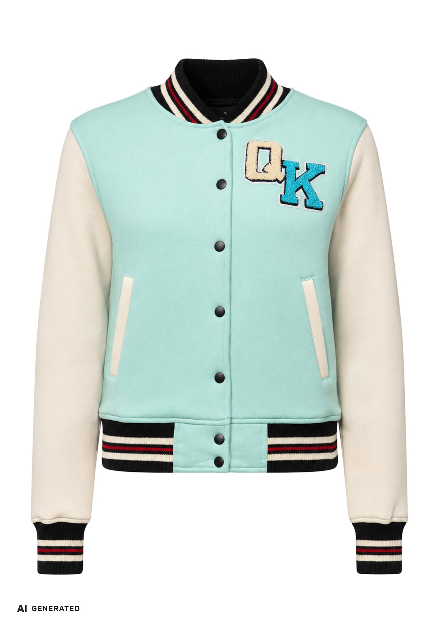 Collegejacke 'Dolche Far Niente' in Mint College & Baseball Jacken von Queen Kerosin