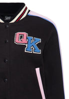 Collegejacke 'Fuck The Fucking Rules' in Schwarz College & Baseball Jacken von Queen Kerosin