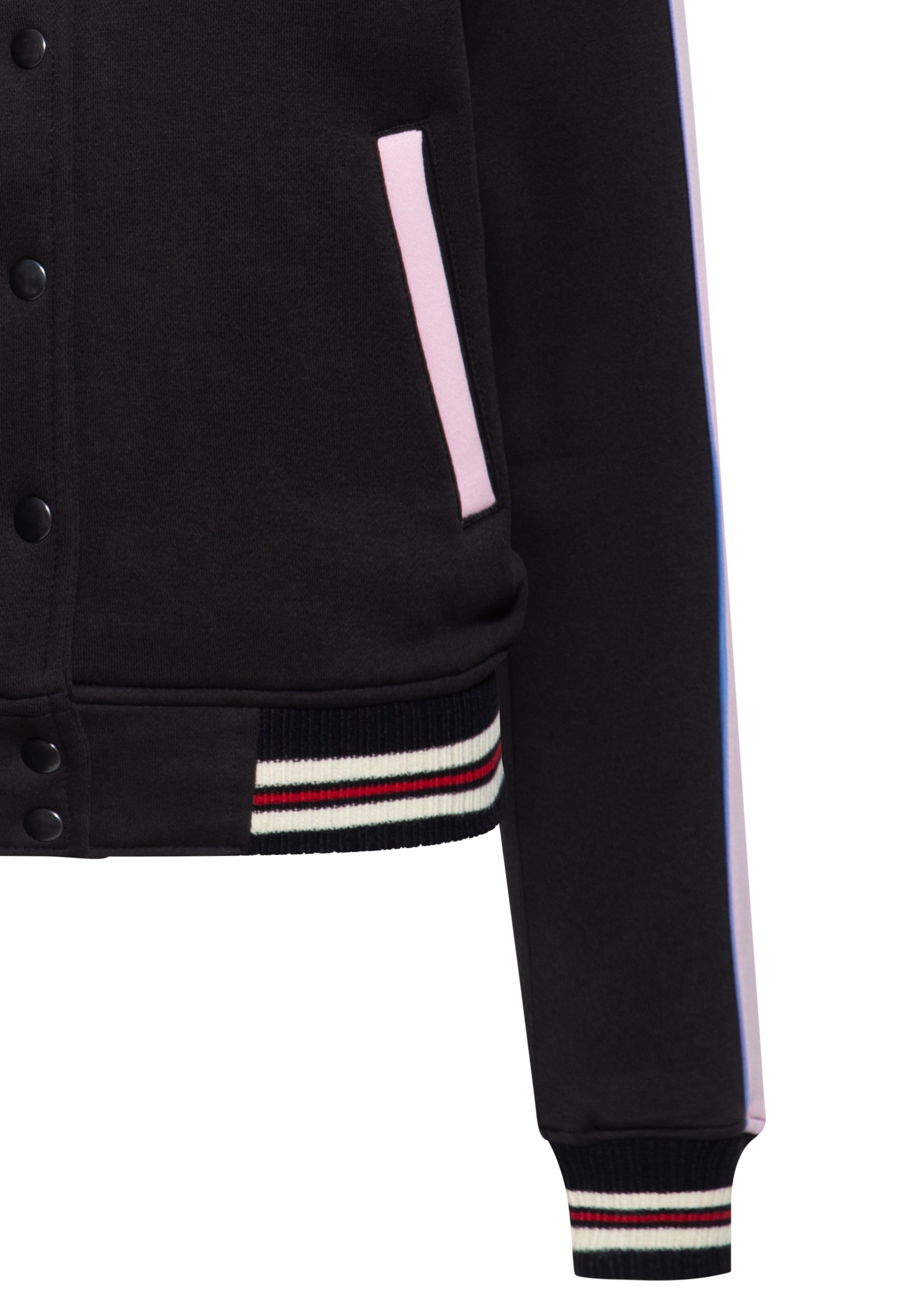 Collegejacke 'Fuck The Fucking Rules' in Schwarz College & Baseball Jacken von Queen Kerosin