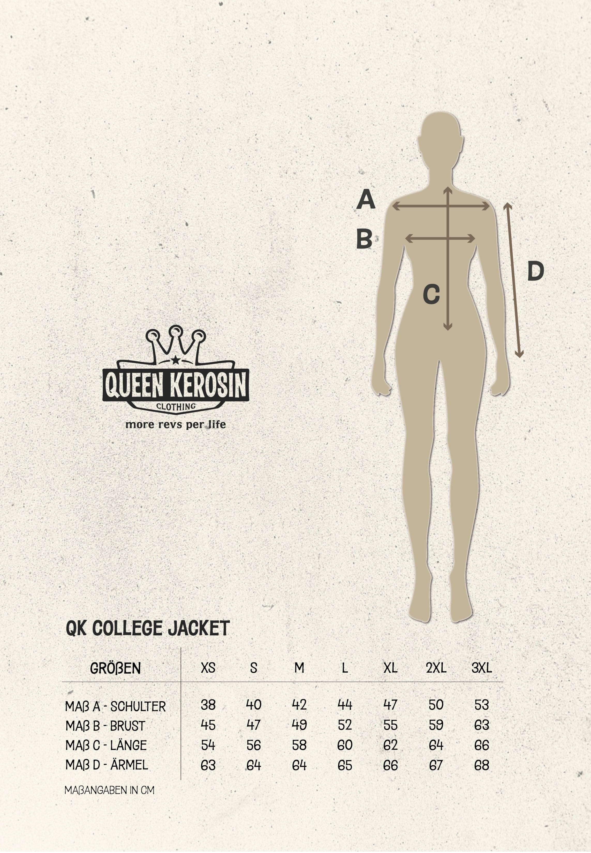 Queen Kerosin - Collegejacke «High School»