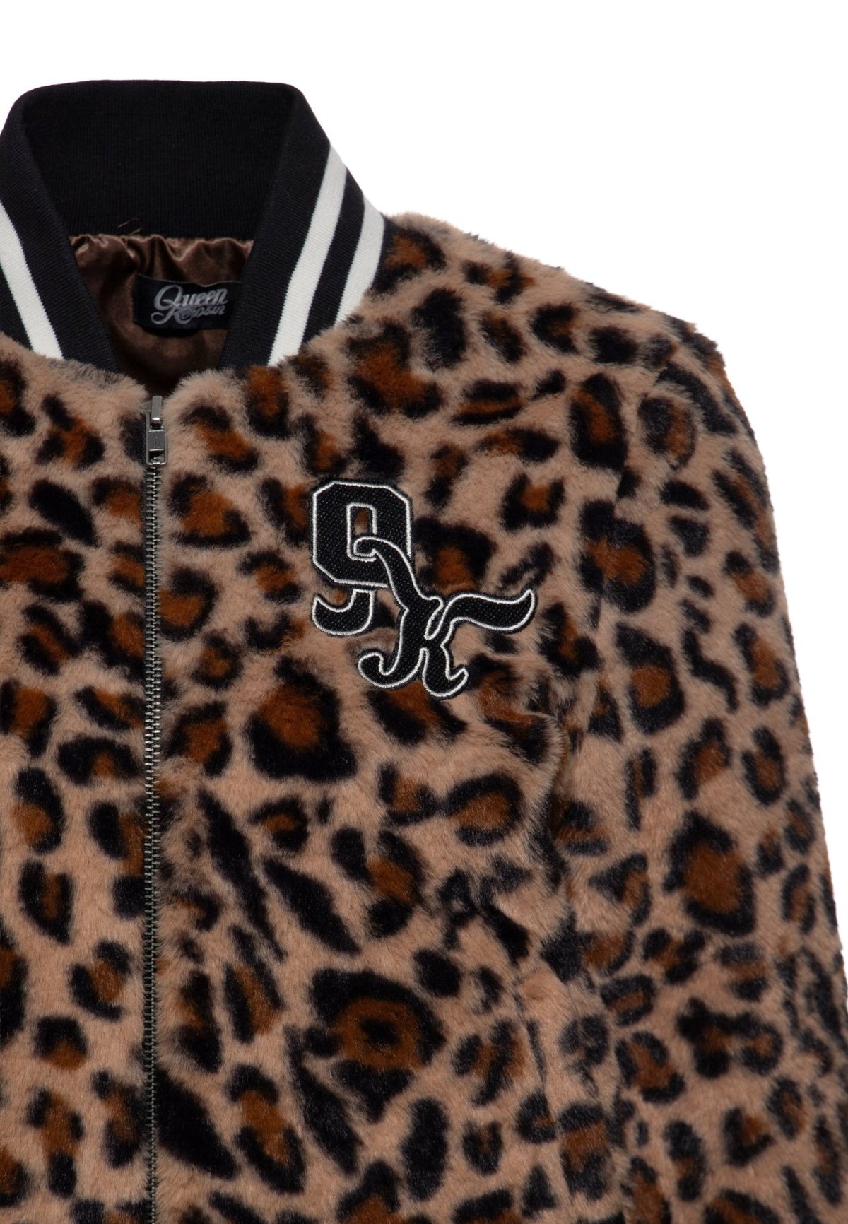 Collegejacke in Camelfarben – College & Baseball Jacken von Queen Kerosin - Ansicht 3