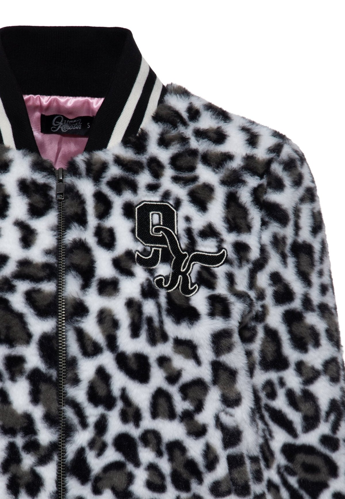 Collegejacke in Schwarz – College & Baseball Jacken von Queen Kerosin - Ansicht 3