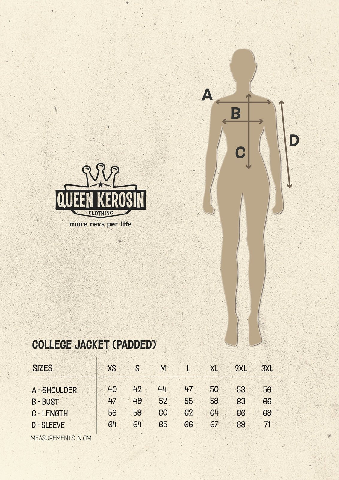Queen Kerosin - Collegejacke «Lucky Bandit»
