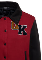 Collegejacke 'Nashville High School' in Bordeaux – College & Baseball Jacken von Queen Kerosin - Ansicht 3