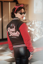 Collegejacke 'Road Rebels' in Schwarz – College & Baseball Jacken von Queen Kerosin - Ansicht 1