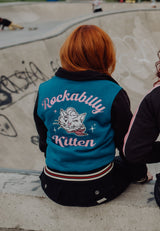 Collegejacke «Rockabilly Kitten» College & Baseball Jacken von Queen Kerosin