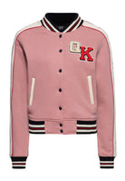 Collegejacke 'Star' in Rosa College & Baseball Jacken von Queen Kerosin