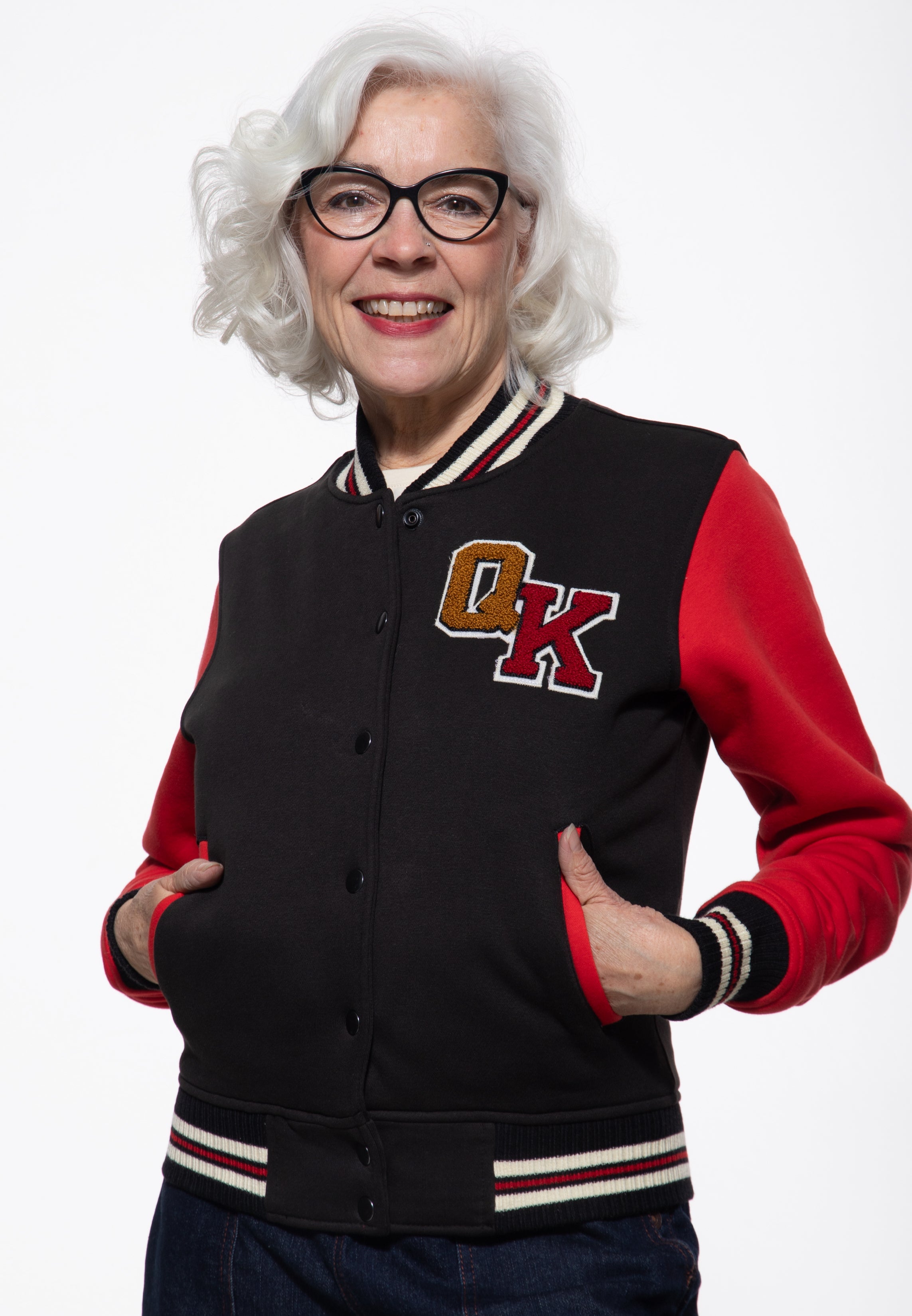 Collegejacke 'We Can Do It' in Schwarz College & Baseball Jacken von Queen Kerosin