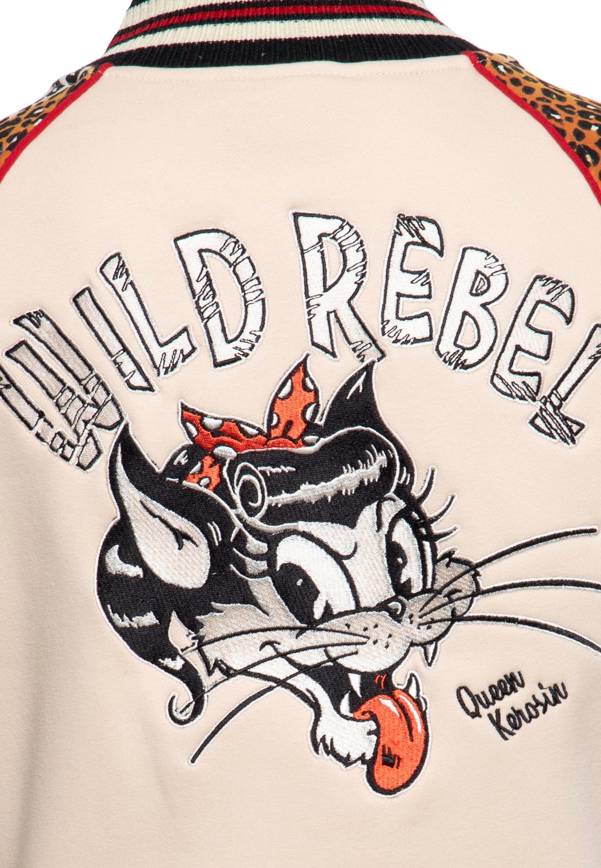 Queen Kerosin - Collegejacke «Wild Rebel»