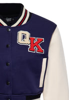 Collegejacke 'Wild Rebel' in Blau College & Baseball Jacken von Queen Kerosin