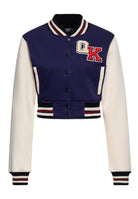 Collegejacke 'Wild Rebel' in Blau College & Baseball Jacken von Queen Kerosin