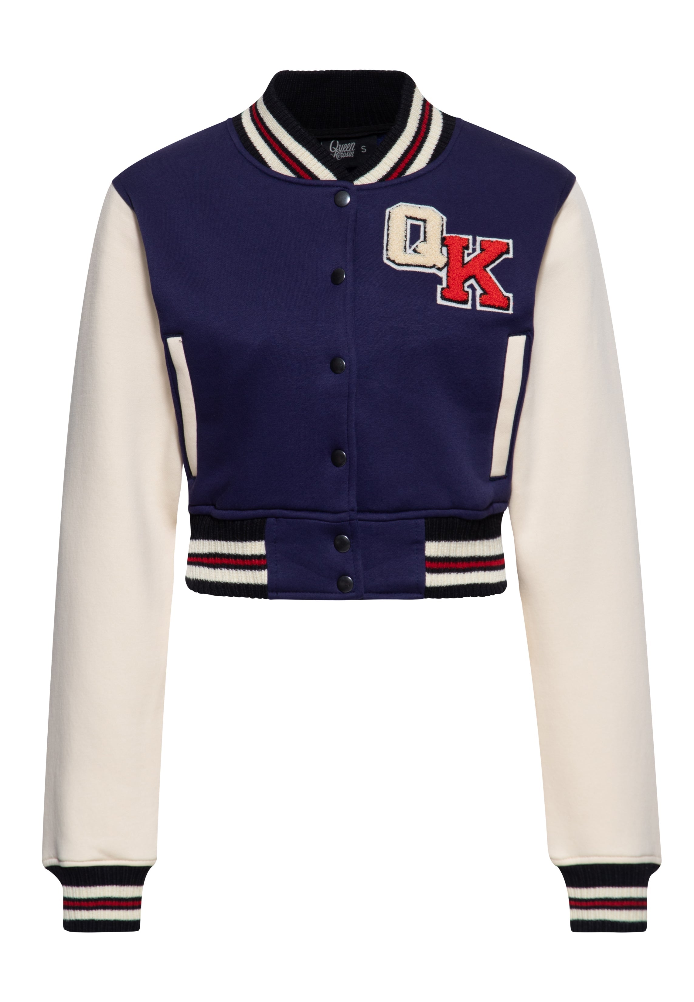 Collegejacke 'Wild Rebel' in Blau College & Baseball Jacken von Queen Kerosin