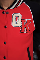 Collegejacke 'Wild Rebel' in Rot College & Baseball Jacken von Queen Kerosin