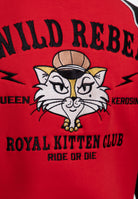 Collegejacke 'Wild Rebel' in Rot College & Baseball Jacken von Queen Kerosin