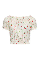 Cropped Top «Cherry» Tops von Queen Kerosin