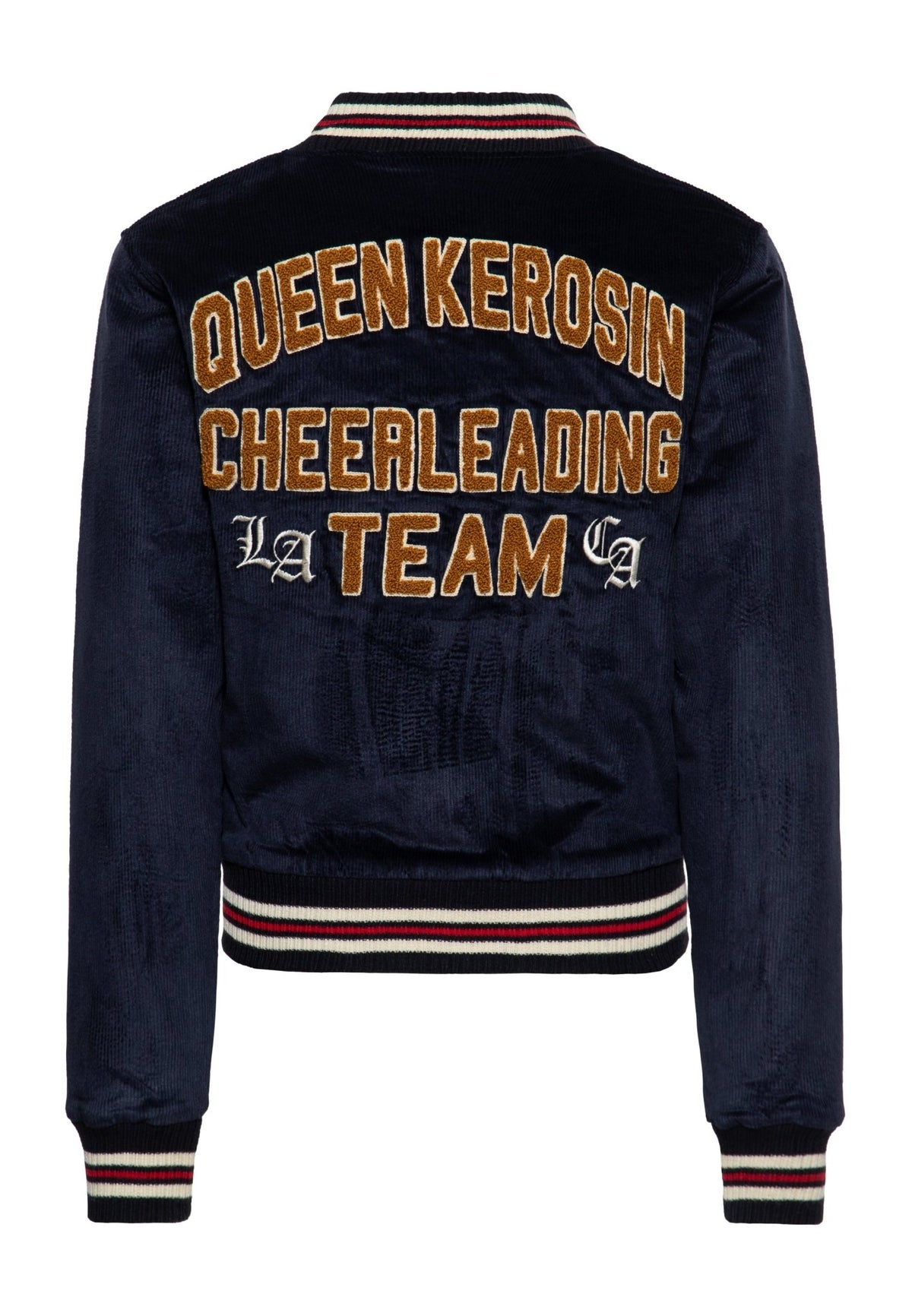 Damen College Jacket "Cheerleading Team" in Dark Navy – Collegejacke von Queen Kerosin - Ansicht 2