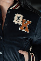 Damen College Jacket "Cheerleading Team" in Dark Navy – Collegejacke von Queen Kerosin - Ansicht 9