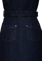 Denim Kleid 'Racing Queen' in Dunkelblau Kleider von Queen Kerosin