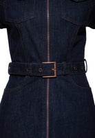 Denim Kleid 'Racing Queen' in Dunkelblau Kleider von Queen Kerosin