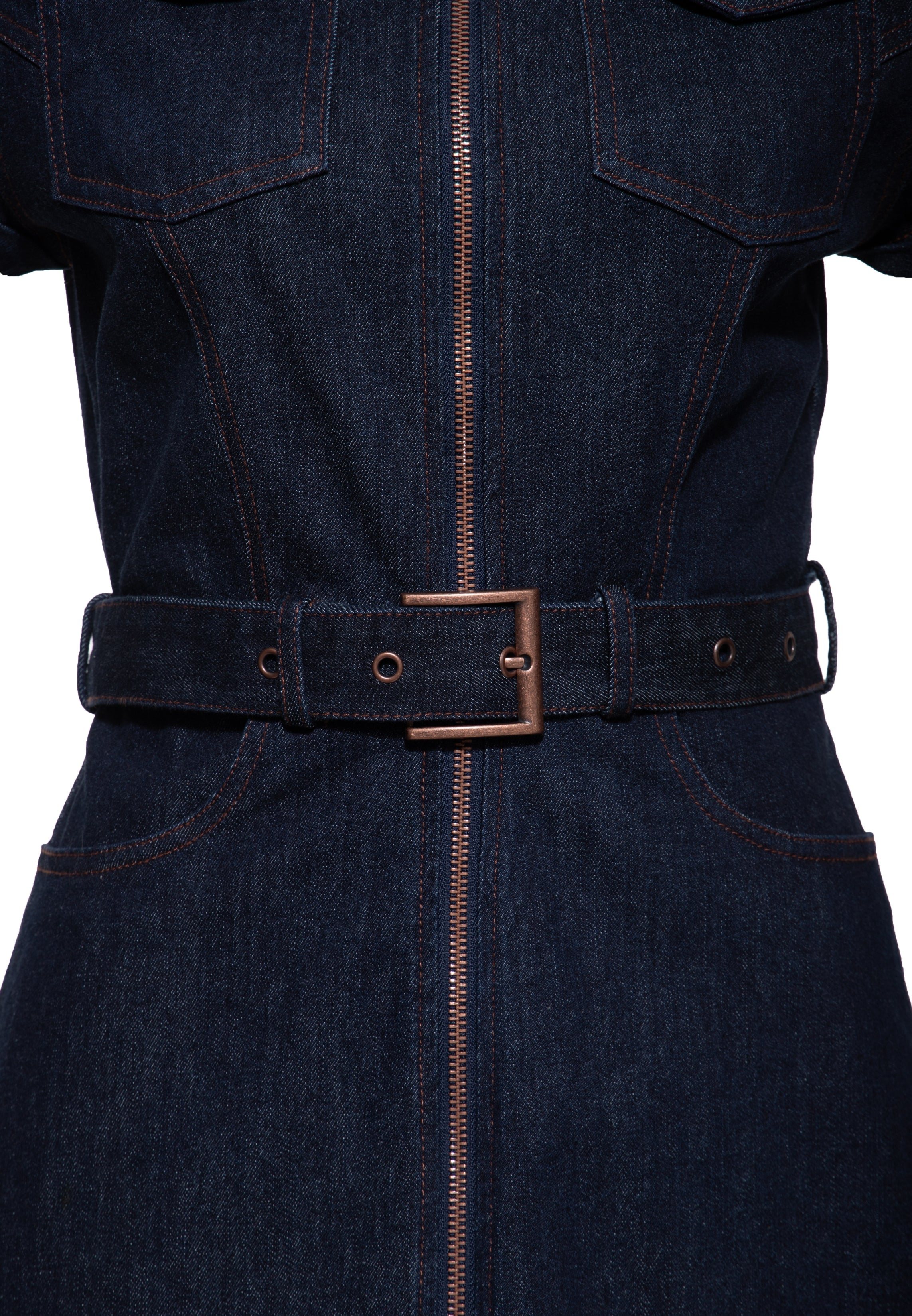 Denim Kleid 'Racing Queen' in Dunkelblau Kleider von Queen Kerosin