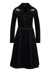 Denim Swing Kleid Kleider von Queen Kerosin
